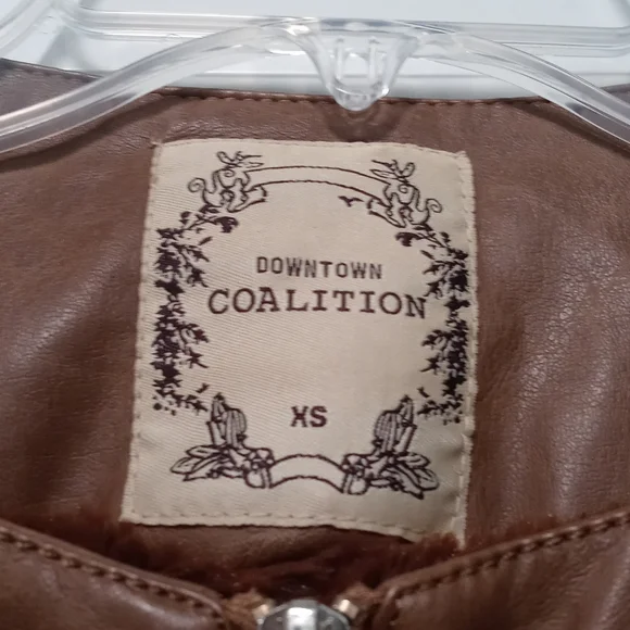 Downtown collation jacket brown xs zip up - Picture 3 of 4